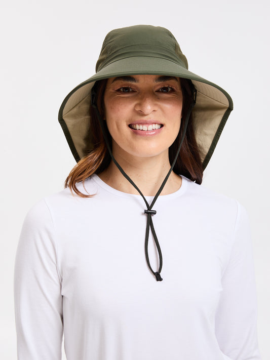 Khaki / Beige Underbrim