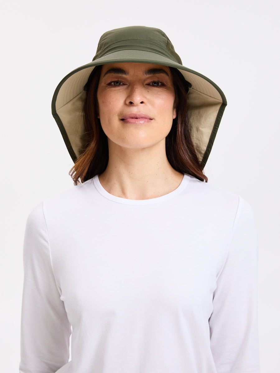 Khaki / Beige Underbrim