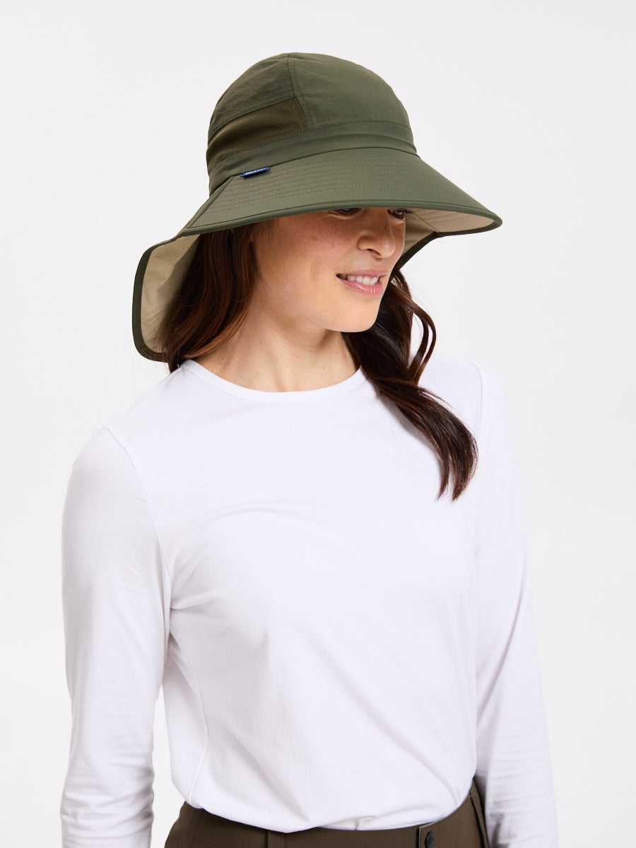 Khaki / Beige Underbrim