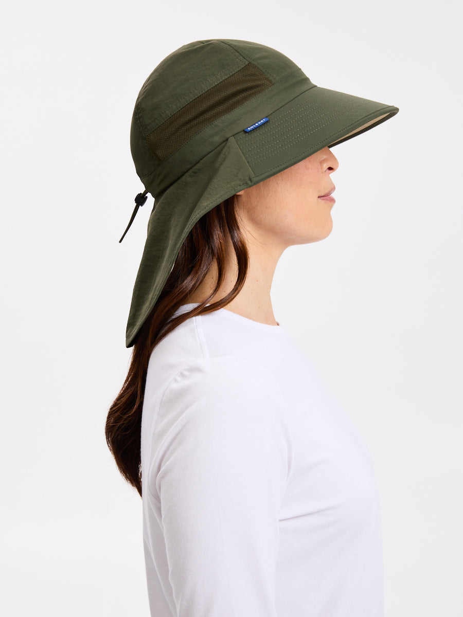Khaki / Beige Underbrim