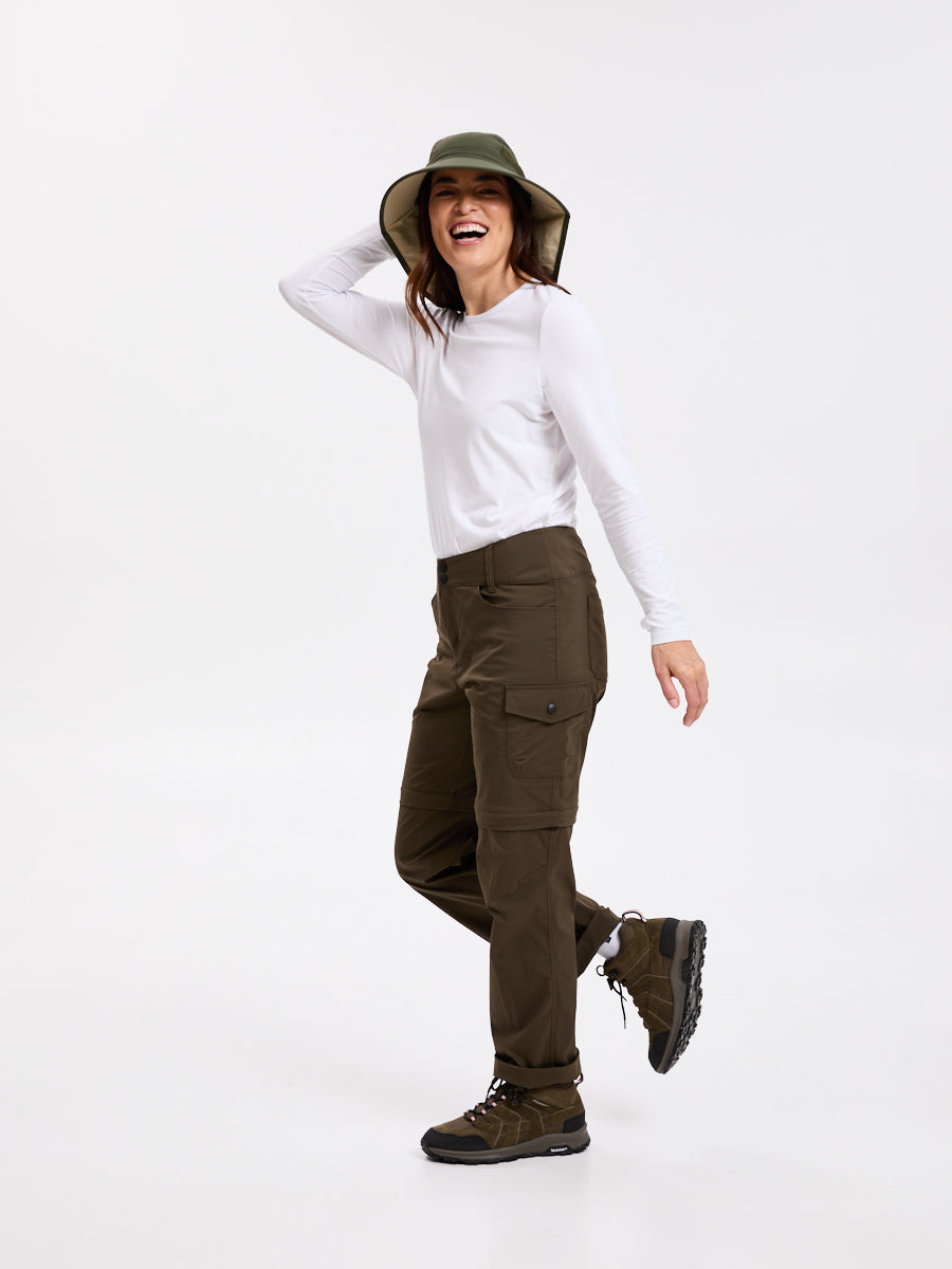 Khaki / Beige Underbrim