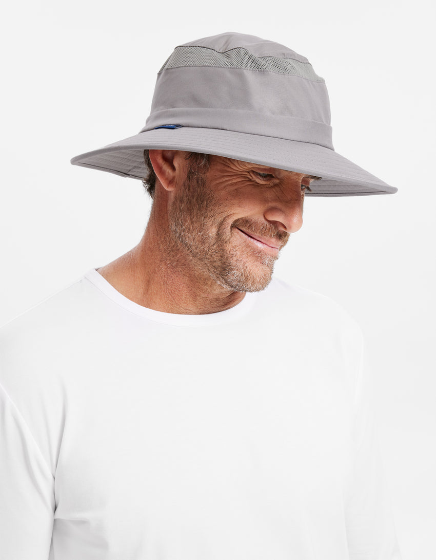 Everyday Broad Brim Sun Hat With Pocket for Men | UPF 50+ Sun Hat