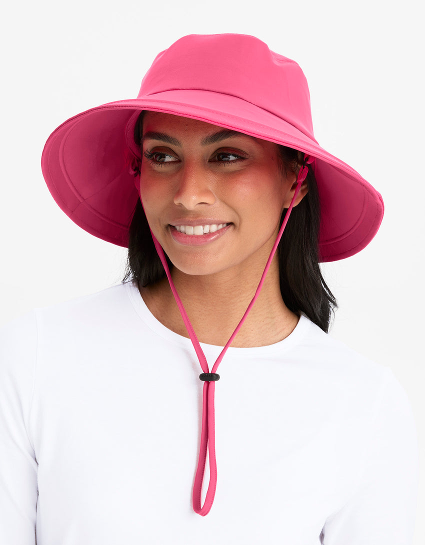 Wide Brim Swim Sun Hat UPF 50+ For Women | Sun Protection Swim Hat